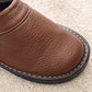 נעלי בית נוחות לגברים עם בטנת פרווה מלאכותית ופרדות עור - מושלם לסתיו ולחורף