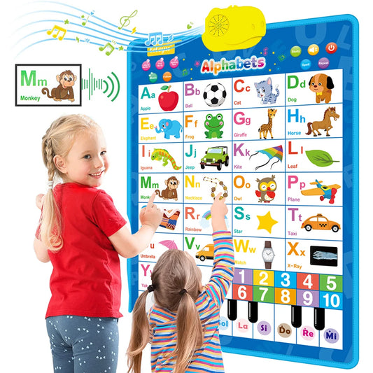 פוסטר אלקטרוני דובר ABC לילדים – פוסטר חינוכי, מוזיקלי ולמידה