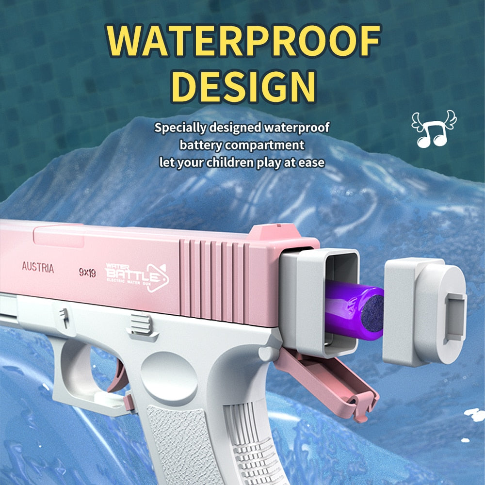 אקדח מים איכותי חשמלי נטען באמצעות כבל USB