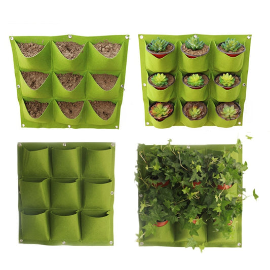 Wall garden - planters for growing plants hanging on the wall