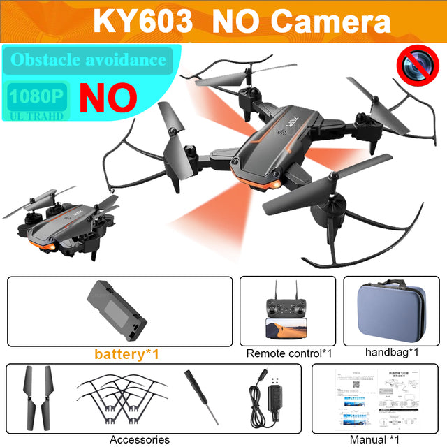 רחפן צעצוע מקצועי KY603 4K
