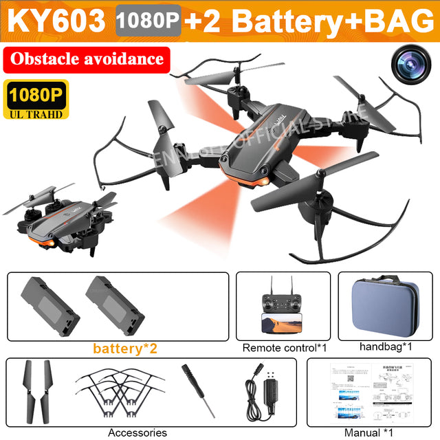 רחפן צעצוע מקצועי KY603 4K