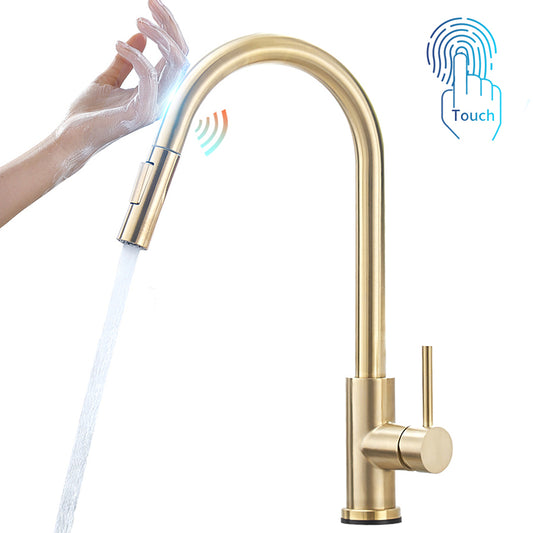 High quality smart kitchen faucet with one handle