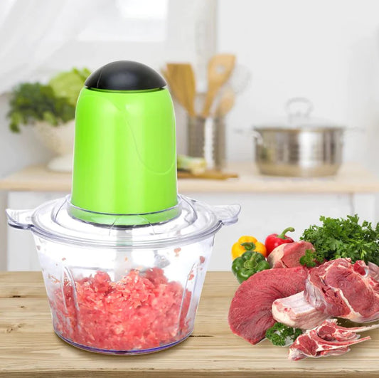 Meat grinder - combined with an electric food chopper