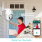 מצלמת אבטחה חכמה אלחוטית CCTV IP