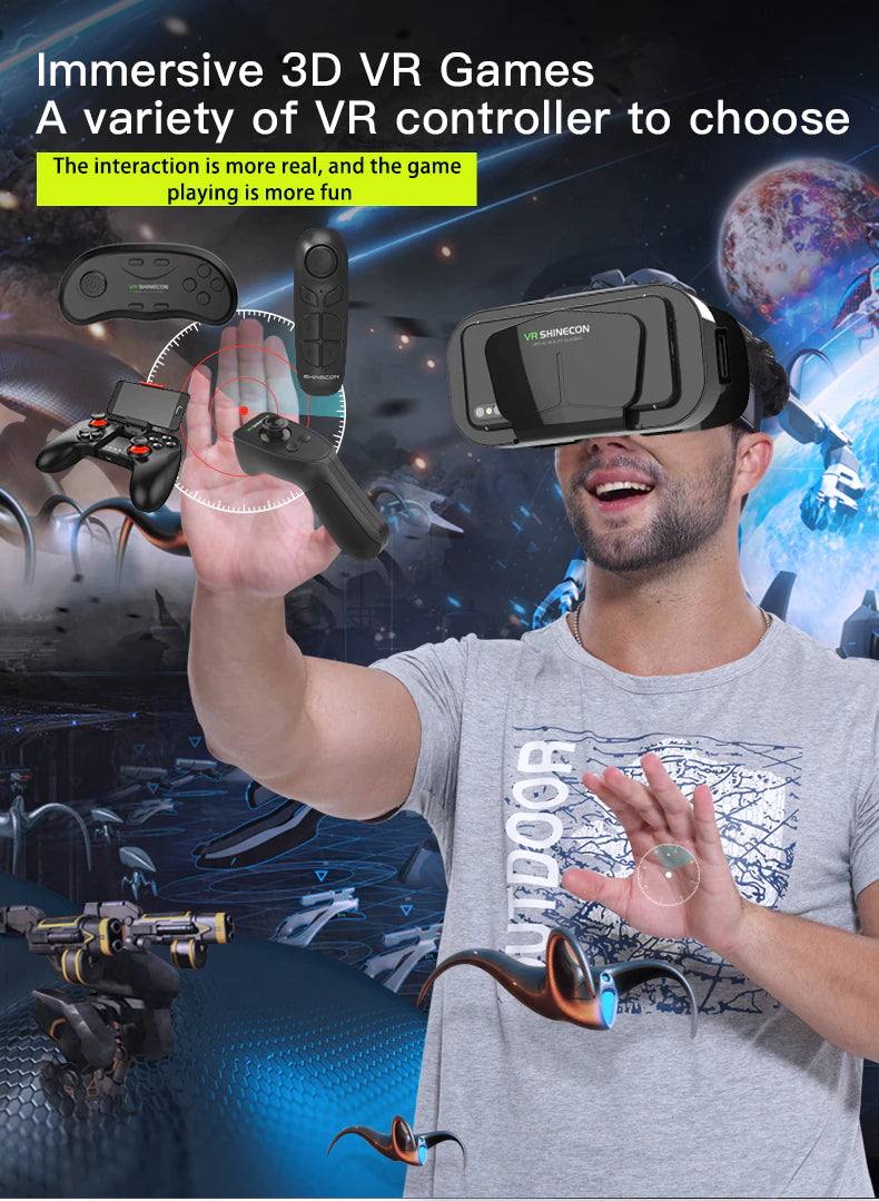 משקפי מציאות מדומה 3D