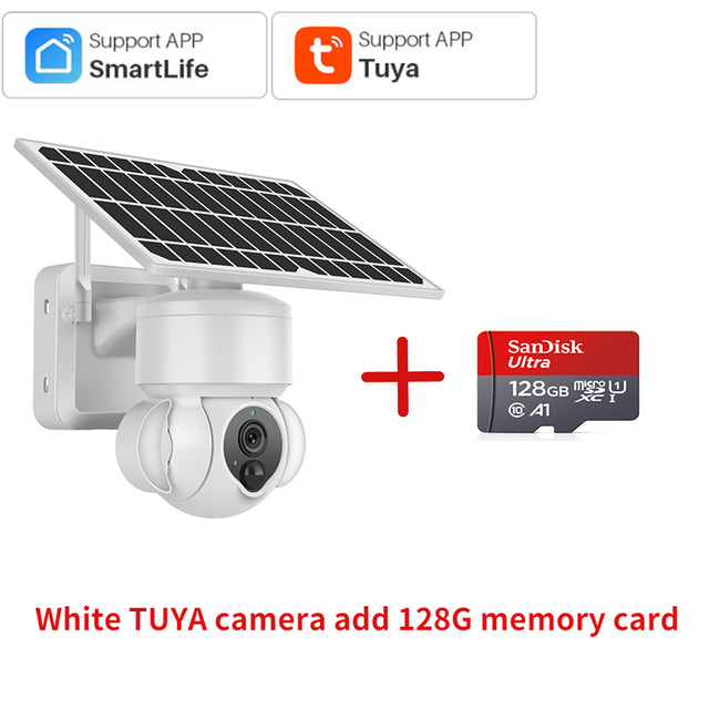 Caméra INQMEGA TUYA avec détection de mouvement intelligente par panneau solaire