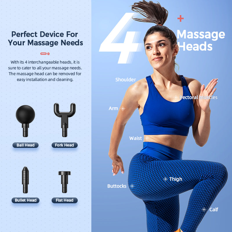 Professional muscle tissue massage device
