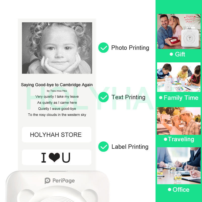 PeritPrint™ - מדפסת כיס ניידת בלוטוס׳