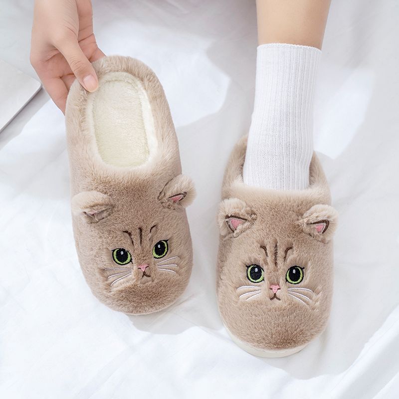 נעלי בית בצורת חתול מחממות במיוחד