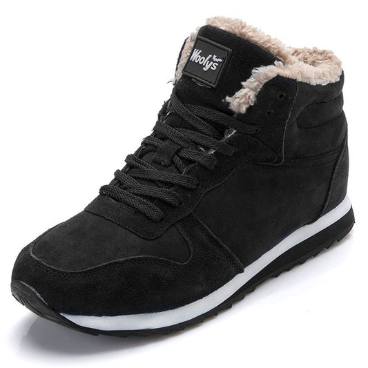Shoes for men for winter with extra warm fur