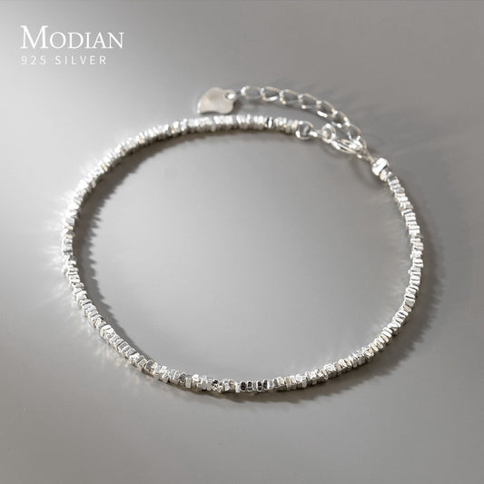Modern quality 925 silver bracelet