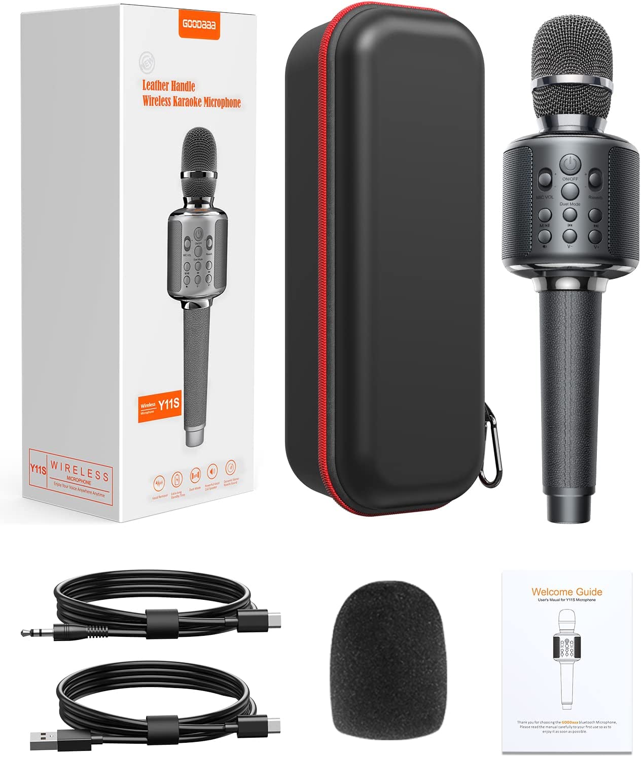 Un microphone sans fil de haute qualité se connecte à Bluetooth