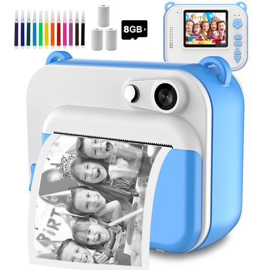 A high-quality children's camera that prints on the spot