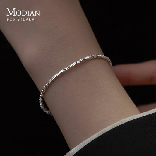Modern quality 925 silver bracelet
