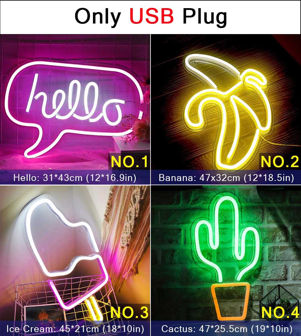 Lampes LED de différentes formes