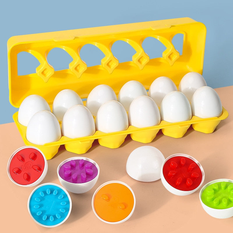 משחק פאזל ביצים לתינוקות