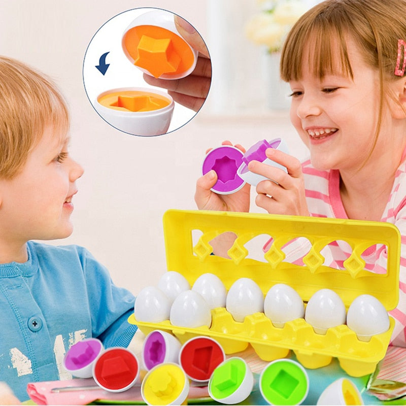 משחק פאזל ביצים לתינוקות