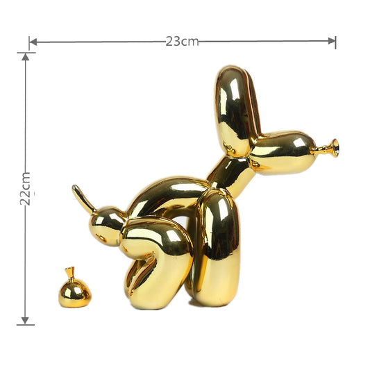 Balloon dog statue made of high quality resin for home decoration