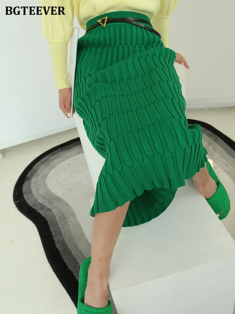 חצאית ארוכה אלגנטית איכותית במבחר צבעים