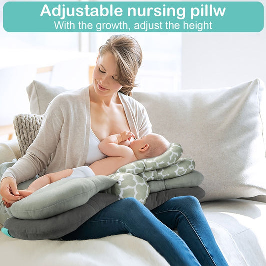 A comfortable and pleasant nursing pillow for mother and baby
