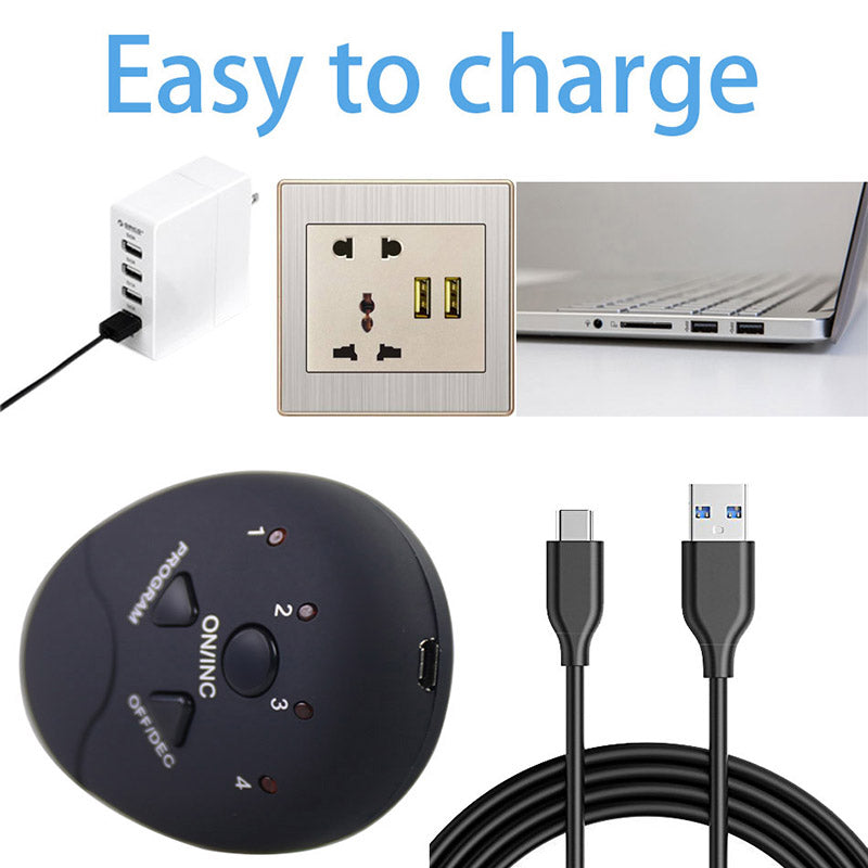 USB נטען עם  EMS מחטב שרירים  ישבן ירך מאמן בטן