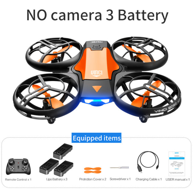 V8 New Mini Drone 4K 1080P HD רחפן מתנגש עם מצלמת
