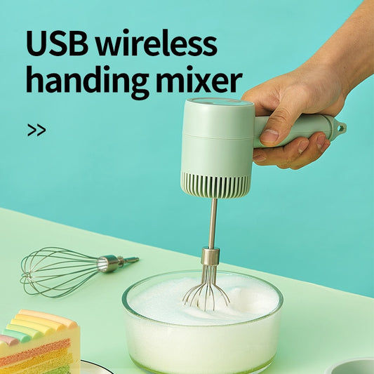 Manual mixer and wireless food processor 2 in 1