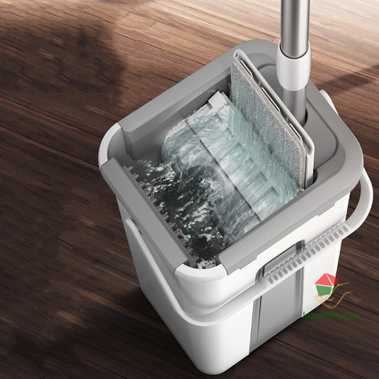 The next generation 3-in-1 magic mop + hands-free washing bucket