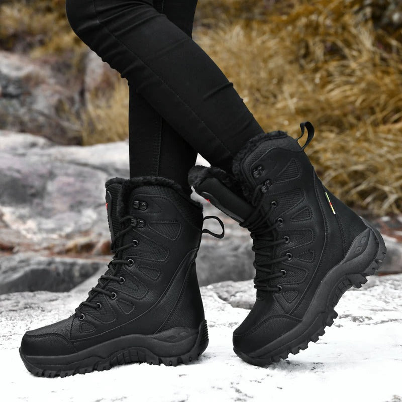 מגפיים איכותיות לחורף לנשים מחממות דוחות מים מושלם להליכה ולטיולים